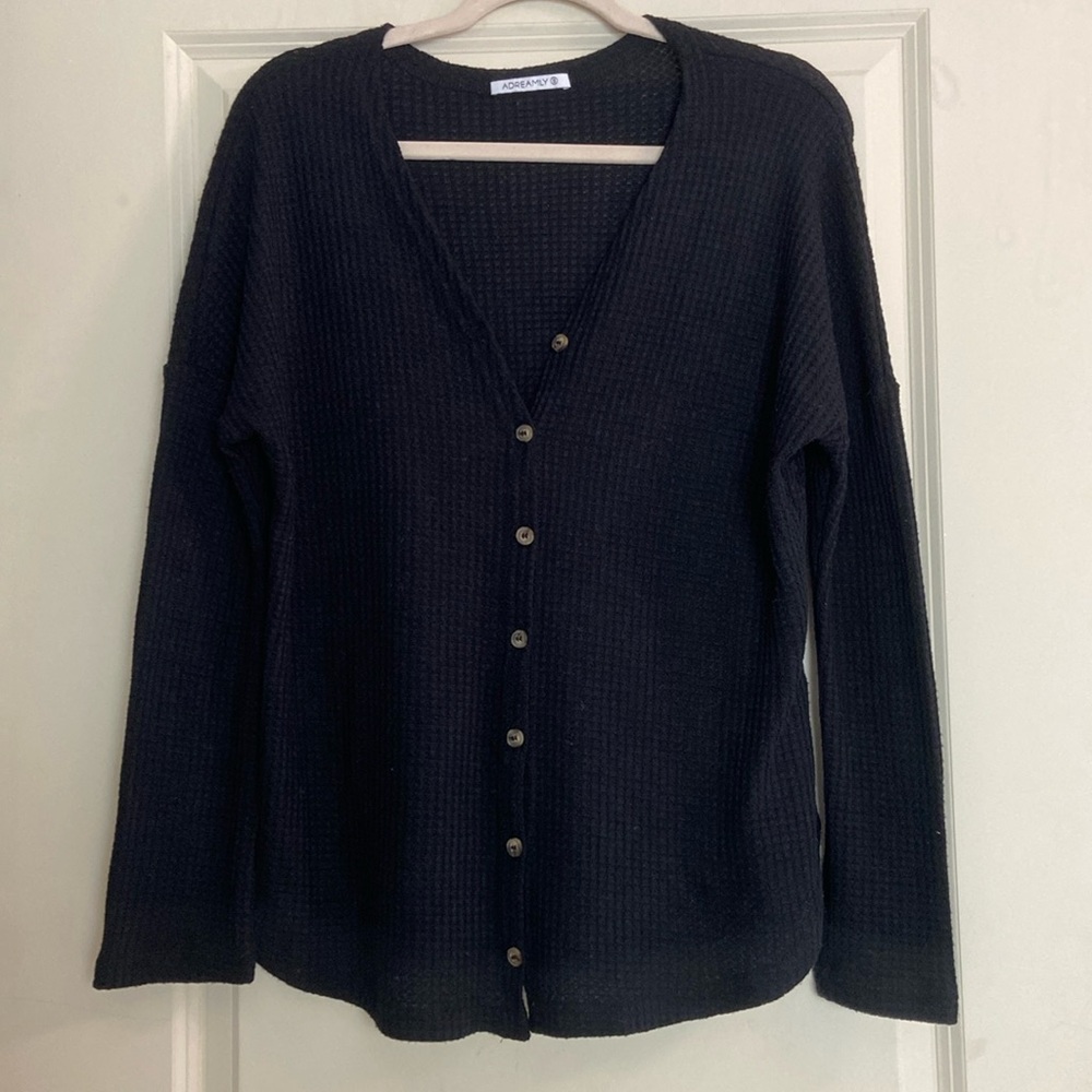 Knit cardigan top